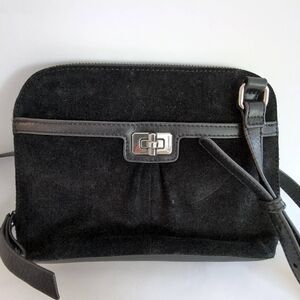 Vintage B Makowsky leather handbag black